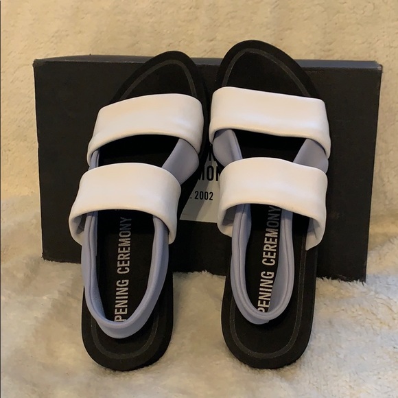 Opening ceremony  ELHENA LEATHER SLINGBACK SANDALS - Picture 14 of 16